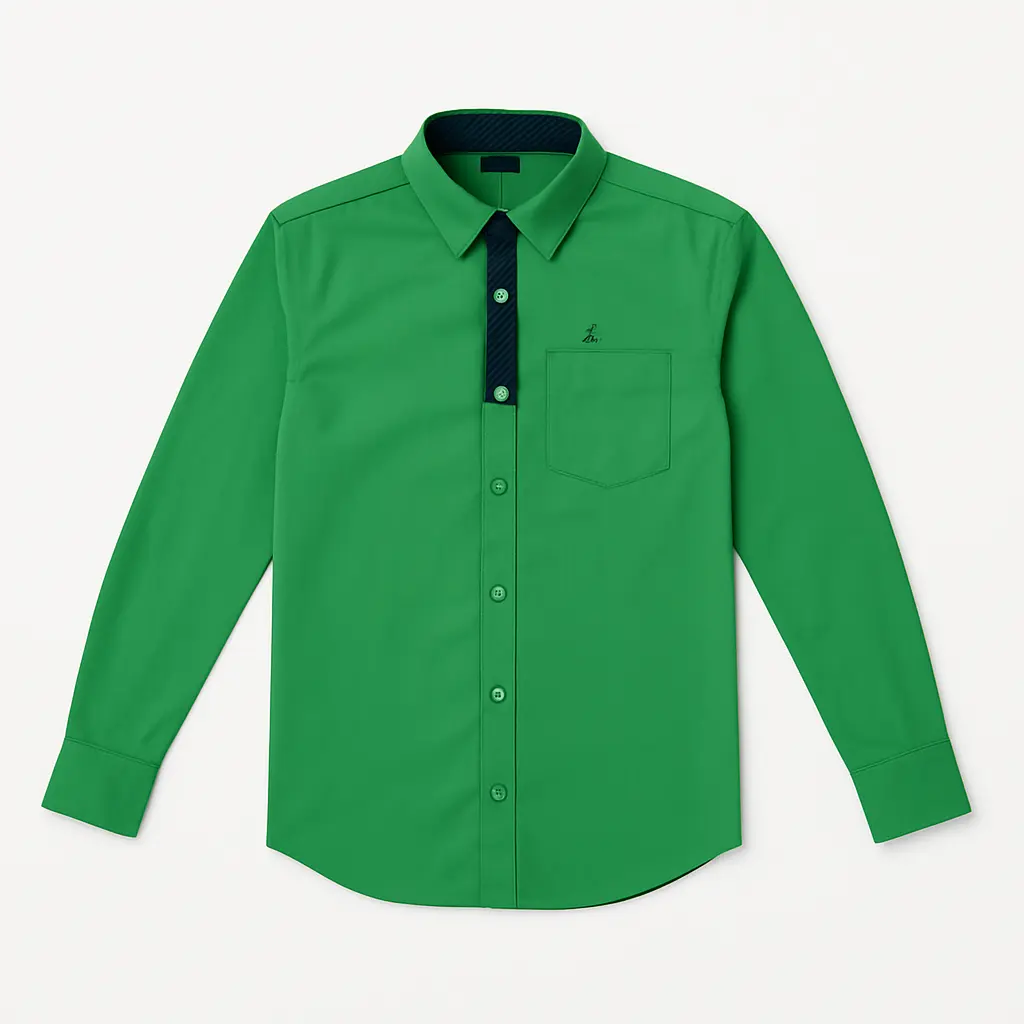 Bright Green Shirt.