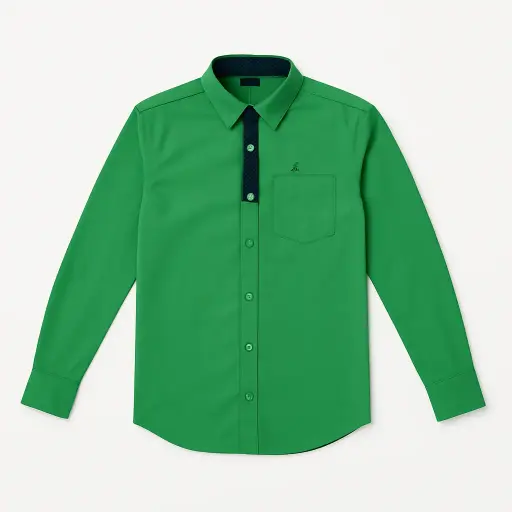 Bright Green Shirt.